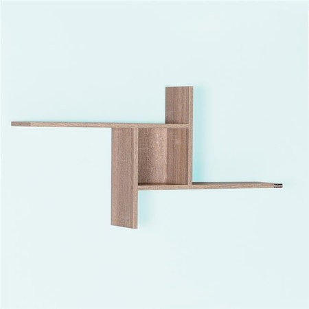 Niche NL2TSLT Niche Lux Tiered Wall Shelf; Latte